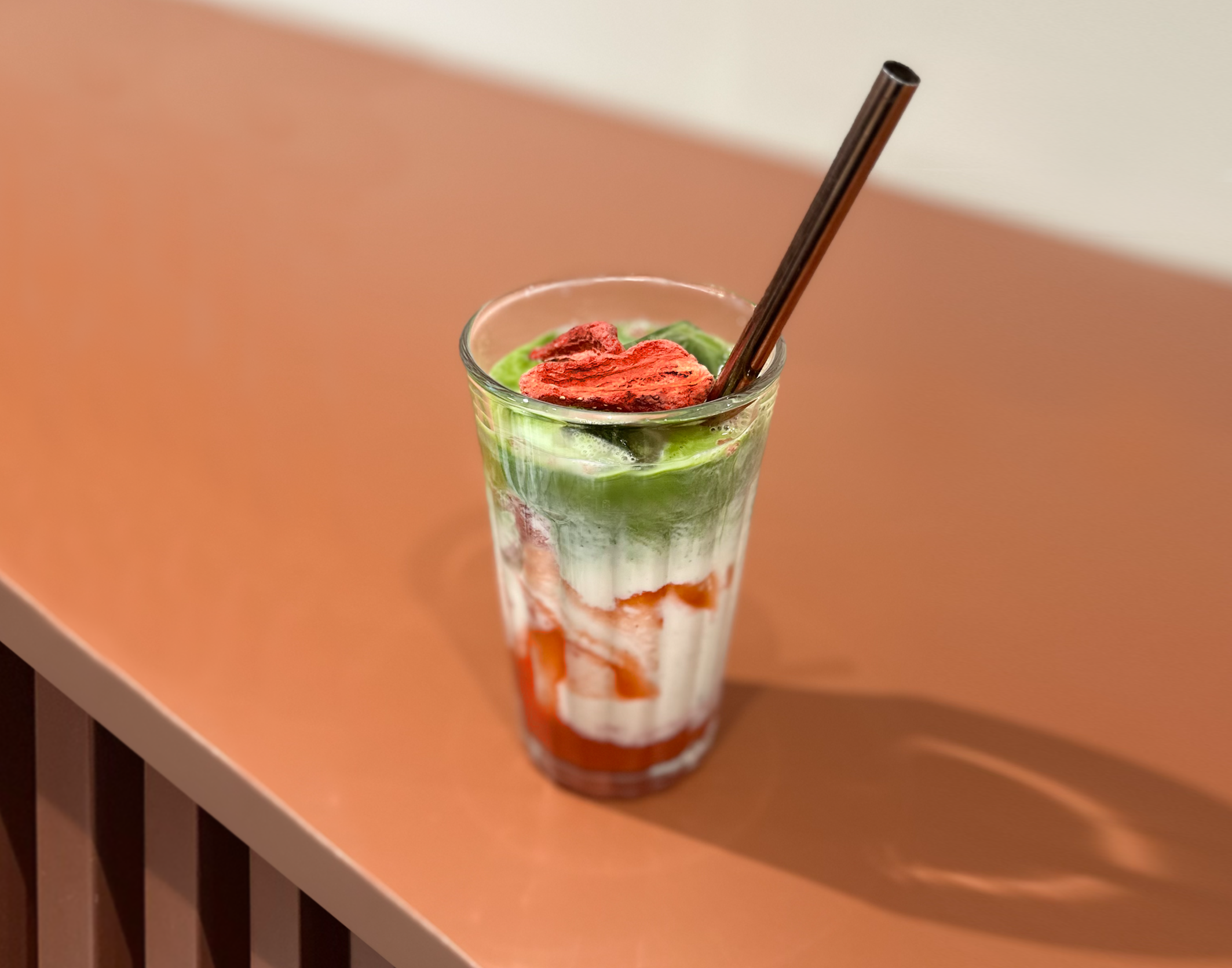 Iced Strawberry Matcha