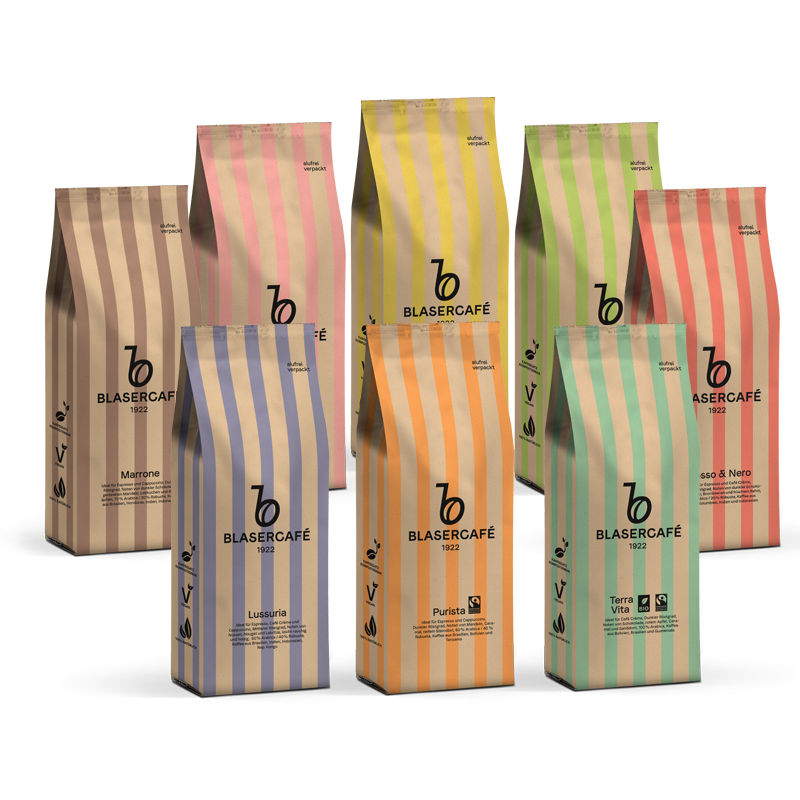 Blasercafé Degustationsbox 8x250g