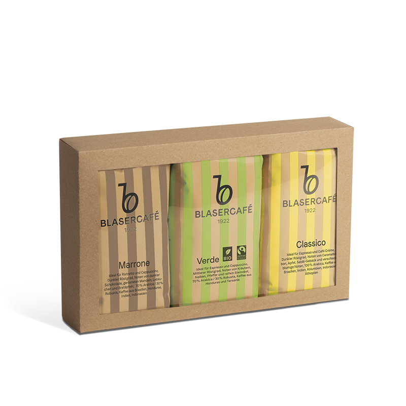 Blasercafé Trilogie Geschenkset